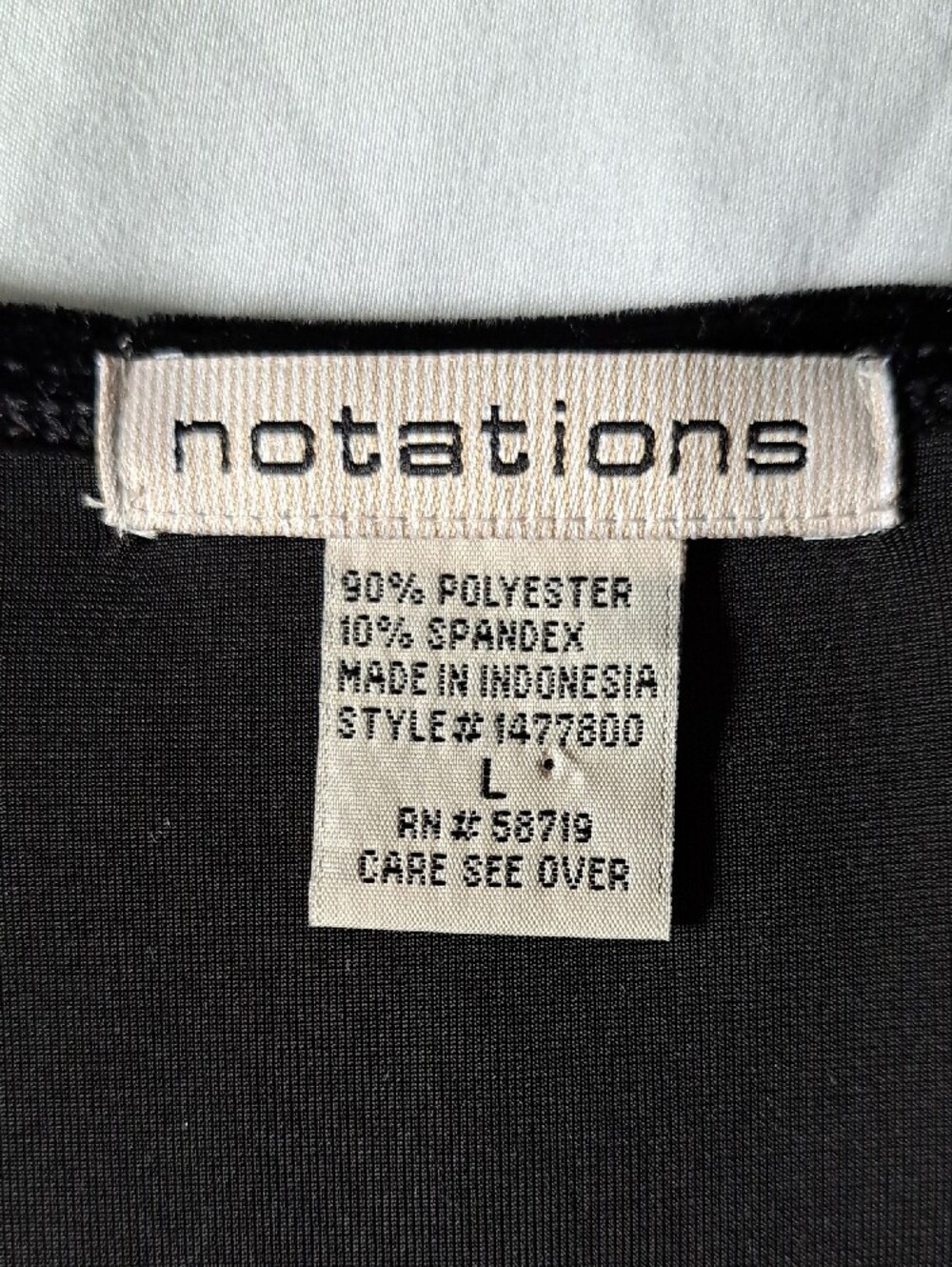 Vtg Notations Black Velvet Short Sleeve Maxi Dress Whimsigoth 90s Alt - Size L - Picture 2 of 7